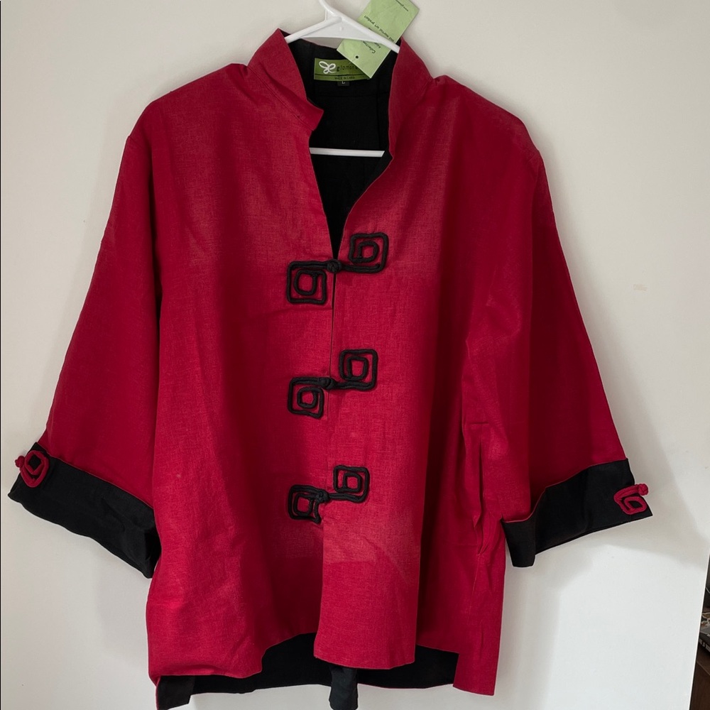 Reversible Vintage Chinese Red Women's Jacket